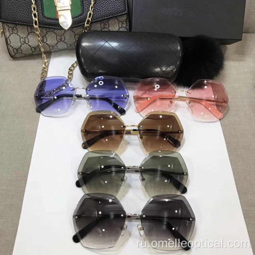 Красочные светоотражающие солнцезащитные очки для женщин